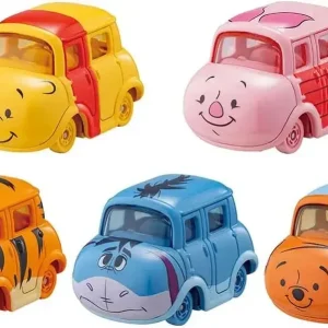 Takara Tomy Disney Motors Dream Tomica Winnie Pooh 5-Car Set