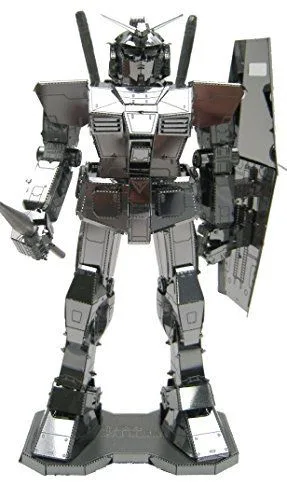 Tenyo Metallic Nano Puzzle Premium Series Rx-78-2 Gundam Model Kit - Image 2