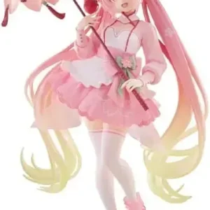 Thunder Tech Sakura Miku AMP Figure Sakura Dress – Ideal for Display