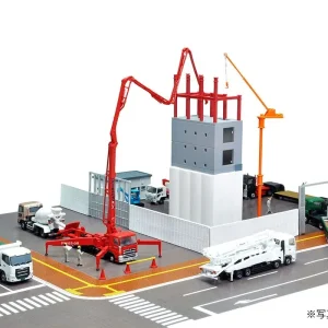 Tomytec Gj! Construction Sites Diorama Set 8 Pieces Building Future 312604