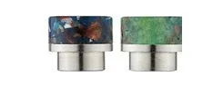 Type #1 Wide Bore Resin & Stainless Steel Drip Tip for Smok TFV8, 12, Prince & 810