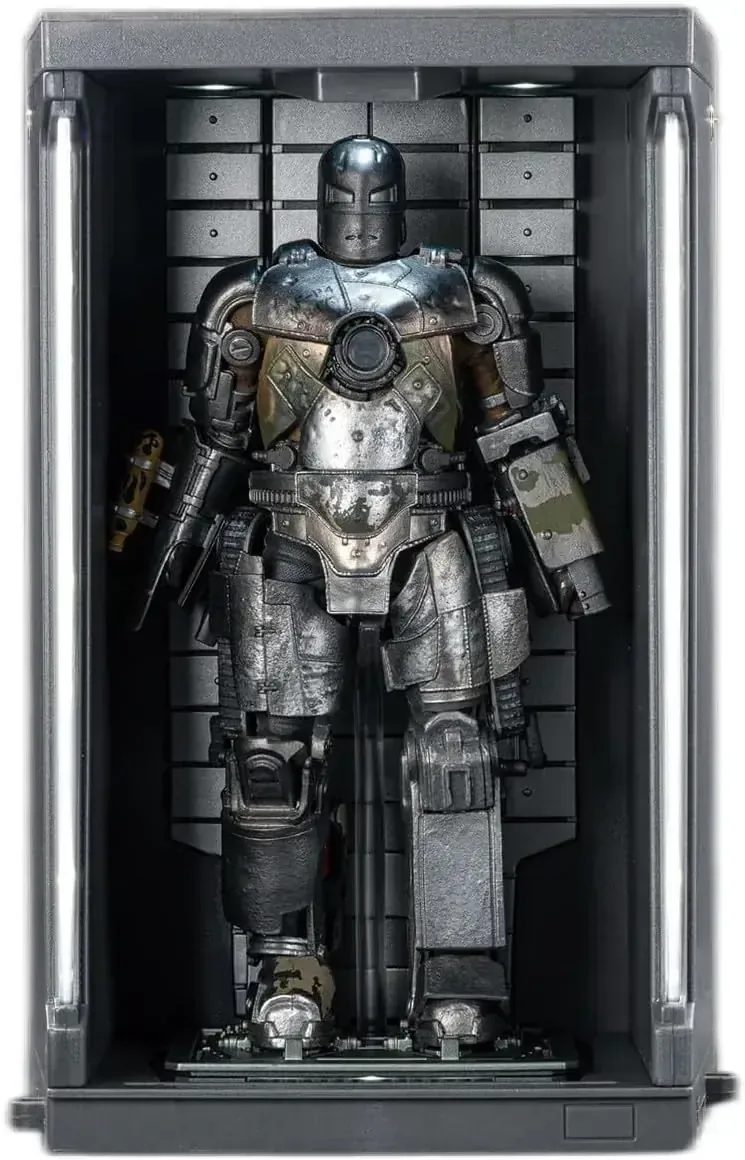 ZD Toys Iron Man MK1 Figure Hall of Armor Articulated Toy Set