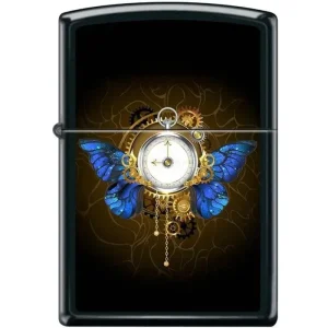 Zippo Lighter -Steampunk Butterfly