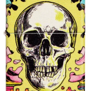 Zippo Lighter - Trippy Skull